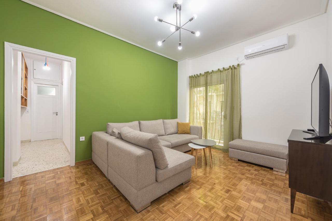 Stylish Luxury Apartment At Ampelokipi Metro Station Athene Buitenkant foto